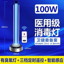 전신소독기 공간살균기 방역게이트 대인소독기 대인방역기 출입구소독기, 의료용 100w 오존 + 3단 타이밍 + 리모콘