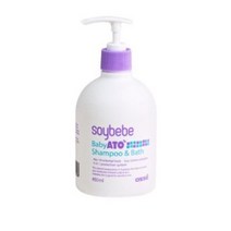 소이베베 베이비 아토 샴푸 앤 바스, 450ml, 3개