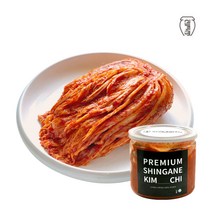신가네 100% 우리농산물 국산 경상도식 젓갈 김치 김장 포기 배추 김치 3KG + 캔 총각 김치 660g 세트