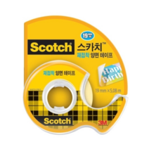 쓰리엠 재접착양면테이프 238 19mm x 5.08m, 2개