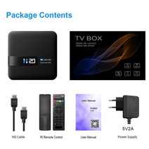 VR 가상현실 체험 3D 헤드셋 안경 셋톱 안드로이드 4K HDTV 무선 휴대폰 화면 원클릭 360 도, 3.영국 플러그 - 1G  8G