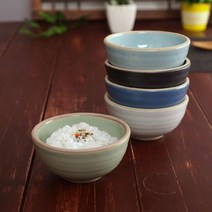 핸드메이드도자기 소야 아름 다이여트 밥공기 (5컬러) 그릇, 코발트블루, 본상품선택
