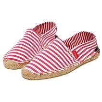 릴리스 에스파듀 슬립온 Hot Pink Wide Stripe