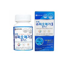 보령 슈퍼 오메가3 플러스 1 005mgX 60정 2개월분