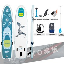 화려한 전동 서핑 보드 바다 화려한 용품 킥판 장비 헬퍼 수영장 윈드 숏 패들 방지 바디, 패밀리보드 블루 370x87x15cm