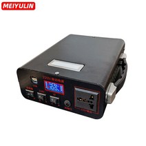 파워뱅크 220V 휴대용 발전소 태양 보조베터리 발전기 300W 비상 충전 예비 배터리 LED 조명 홈 야외 비치 캠프, 300W 200Wh