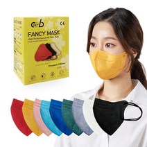 국산 팬시 컬러 마스크 9가지 색상 제공