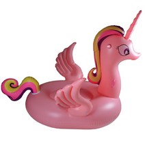 에어 미끄럼틀 풍선 플라밍고 수영장 플로트 여름 섬 화이트 스완 lifebuy 라운지 장난감 뗏목에 거대한 타, 05 pink unicorn