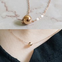 14k 목걸이 볼사이즈 4mm 5mm 6mm 전체14K 정품골드