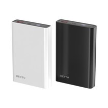 (NEXTU 1006QPB MINI) 10000mAh 보조배터리 고속충전 LED잔량표시, 화이트
