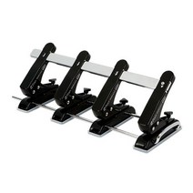 절반의 힘으로 쉽게 뚫리는 4공 이지펀치 펀칭기- 1개 3공천공기-72394EA