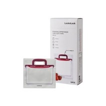 락앤락 손잡이 스탠딩 지퍼백 대형(2.6L) 10매 (LWP612)