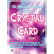마술도구 장기자랑 투명 플라스틱으로 변하는 카드매직 옴니 덱-크리스탈 카드-세트
