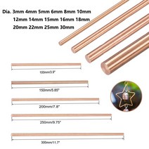 알루미늄바 사각바 Length50mm-300mm 구리 라운드 바 금속 막대 밀링 가공 3mm 4mm 5mm 6mm 8mm-30mm 1 개, [15] 30mm, [03] 100mm