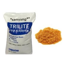 양이온교환수지 소분 (1L 양) 지퍼팩 판매