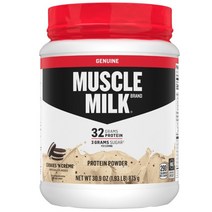 머슬밀크 제뉴인 프로틴 파우더 30.9oz, 쿠키 앤드 크림