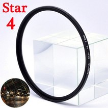 카메라렌즈 Knightx star 6 라인 필터 canon sony nikon 500d 200d 400d photo d3300 d600 2000d 액세서리 49 52 55 호환, 스타 4x 필터, 67mm