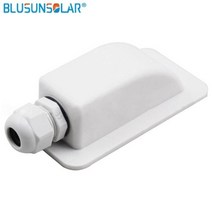 스케이트보드 크루즈 여성숏 보드 캠핑 액세서리 캐러밴 솔라 카 정션 박스 루프 와이어 엔트리 케이, Single Hole White