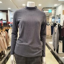 이랜드 [샤트렌(CHATELAINE)]여성 기모 겨울 기본 티셔츠 반넥라인의 이너 여자 티셔츠 _울산점