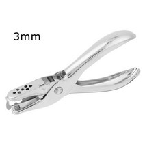 펀치 구멍 종이 펀칭 타공기 Scrapbooking 금속 펀처 공예 도구에 대 한 단일 handhold 귀걸이 목걸이 카드 36mm 학교 편지지, 3mm