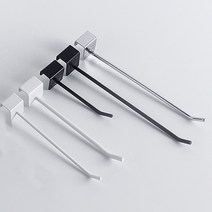 스페이스월 선반 일자 후크 상품 진열대 디피 고리 걸이, 화이트 / 20cm (03-328C), 1개