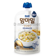 맘마밀 안심밥상 레토르트이유식 140g, 15개월 전복 모듬채소진밥, 10개