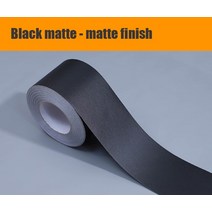 두꺼운 모조 금속 와이어 드로잉 스티커 유리 도어 프레임 그림 프레임 가장자리 본딩 장식 방수 자체 접착, 56.Black matte - 5cm-wide 10M