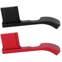 일본직발송 2. ASHA X-E3 썸 레스트 썸 그립 후지 X-E3 X-E2S 카메라 용 금속 썸 그립 엄지 그립 알루미, One Size, 블랙