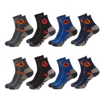 아카 ATB 클라이밍 등산양말 8켤레, 남성용 8켤레