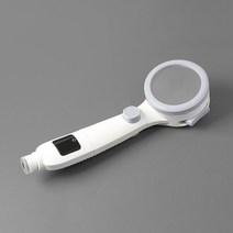 홈앤바쓰 온도 샤워기헤드 버튼 수압상승 LED 샤워기, 상세 참조