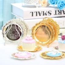 예쁜 미니 카페 플레이팅 디저트 접시 세트 3126, 3126G 골드