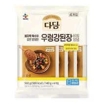 CJ 장 다담 우렁강된장양념 된장찌개 집된장 홈쿡 140g 4번들 1세트, 4세트