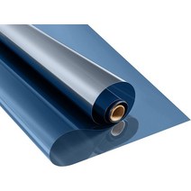 창문시트지 다이크로익필름 레인보우필름 홈 미러용 원웨이 창문 프라이버시 필름 비닐 롤 열 제어 UV 정전기 방지 스테인드 글라스 슬라이딩 도어 커버, Blue silver+60x300cm