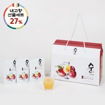 [예손연우] 경북 영주 100% 순수 사과즙 애플순 110ml 30포, 상세 설명 참조, 상세 설명 참조