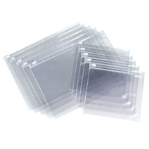 PVC 투명 슬라이드 지퍼백 [50매], 17x13, 50개, 1개
