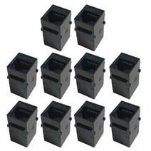 CAT6 RJ45 인라인 커플러 유형 톤 잭 커넥터 스트레이트 스루 모듈 어댑터 Dropship, 02 CAT5E