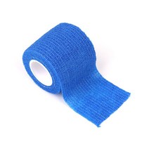 스포츠 자기 접착 탄성 붕대 랩 테이프 Elastoplast 무릎 지원 패드 손가락 발가락 발목 팜 어깨 운동, [01] 2.5cm X 4.5m, [01] 파란