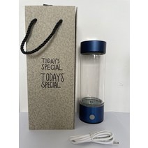 연수기 엔vqee3분 모드 고농도 수소수 생성기 정수 필터 병 이온수기 제조기 죽은, 푸른