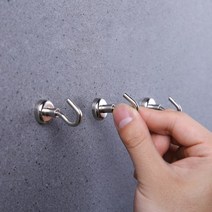 10pcs 강력한 마그네틱 후크 헤비 듀티 대형 10mm 16mm 홈 오피스 차고 가제트 벽 교수형 강한 자석 걸이 걸이, E16
