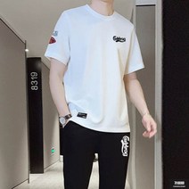 가바바 남성 반팔 트레이닝복 세트 따로따로 나눠 입어도 좋은 실용적 여름 트레이닝복 세트 G60281