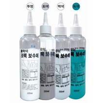 INVEN* 고급 틈막이 크랙 보수제 220ml ( 수성 도막 방수제 ) @안전2중포장@ 옥상 바닥 천장 보수 우레탄 타일 줄눈, 투명, 1개