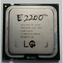 중고CPU Intel DUALCORE SLA8X E2200 2.2G 775 1M 800