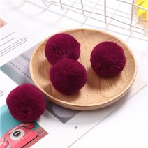 더치커피 메이커 새로운 수공예 재료에 대한 직경 5cm 큰 응원 diy 용품 장난감 웨딩 DIY 바느질 치어 리딩, 11 11 Wine Red