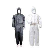 일회용작업복 원피스 방진복 회색, L, 1개