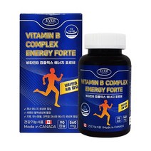 에버그린 - 비타민B 컴플렉스 에너지 포르테 560mg x 90캡슐, 1개, 60정