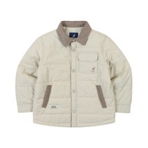 캉골키즈 [캉골키즈]카라 포인트 퀄티드 자켓 OD 0001 LB