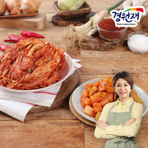 [경원재] 진미령의 국내산 농산물로 만든 포기김치 3kg + 깍두기 3Kg