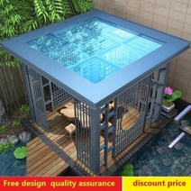 야외 바베큐장 파고라 파라고 전기 천막 별장 정원 전망대 마당 알루미늄 합금 현대적인 파빌리온