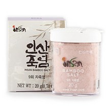 인산죽염 9회 인산자죽염 분말 20g 1개, 1통