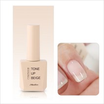 모스티브 칼라 젤폴리시 톤업 베이스 젤 12ml, 베이지, 1개